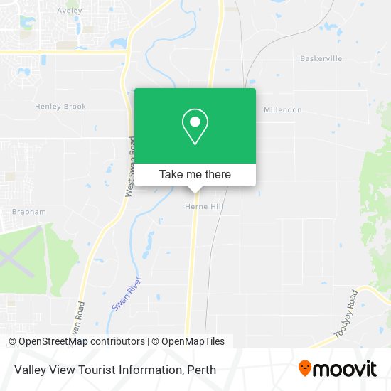 Valley View Tourist Information map