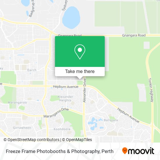 Freeze Frame Photobooths & Photography map