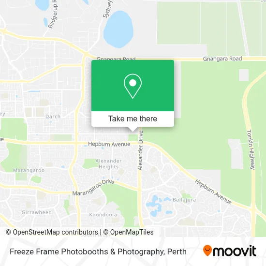 Mapa Freeze Frame Photobooths & Photography