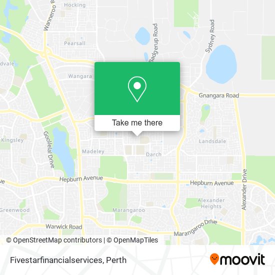 Fivestarfinancialservices map