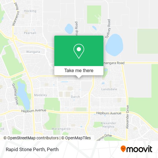 Rapid Stone Perth map