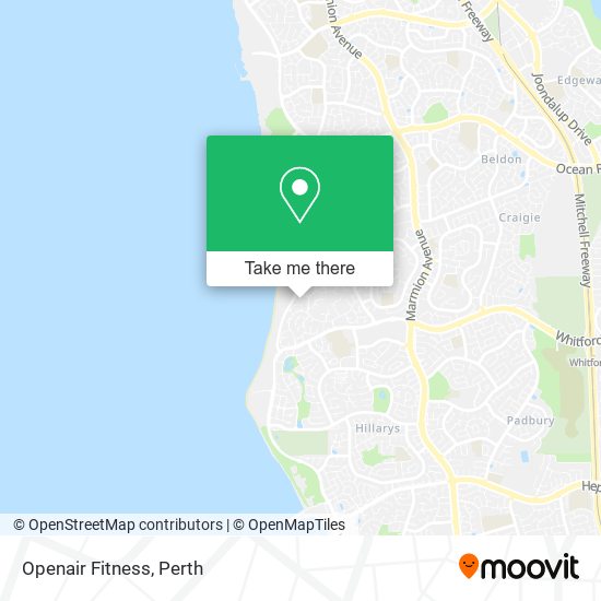 Mapa Openair Fitness