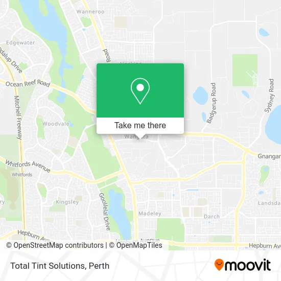 Mapa Total Tint Solutions