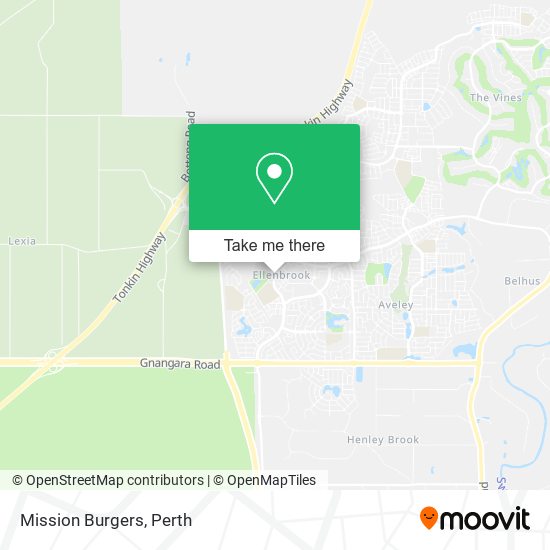 Mission Burgers map