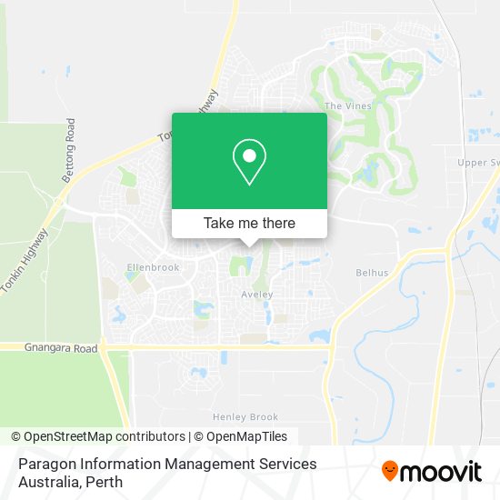 Paragon Information Management Services Australia map