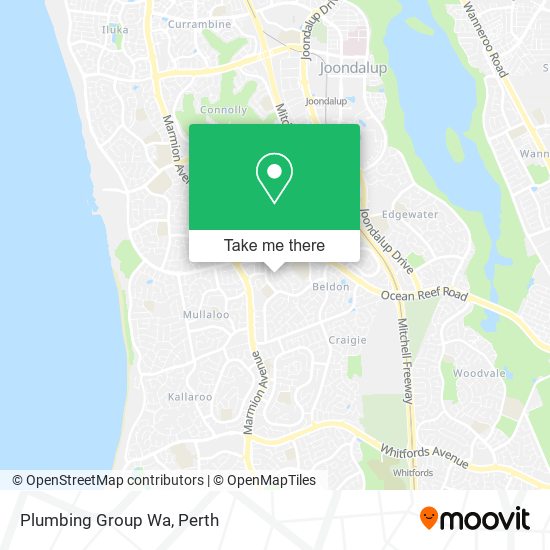 Plumbing Group Wa map