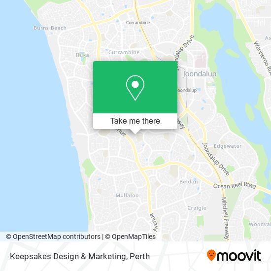 Keepsakes Design & Marketing map