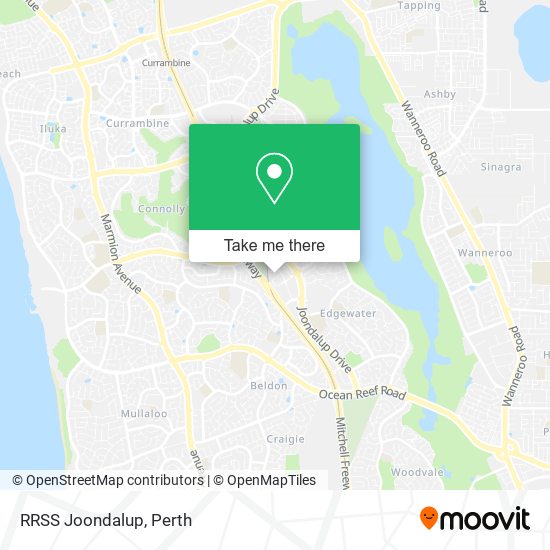 Mapa RRSS Joondalup