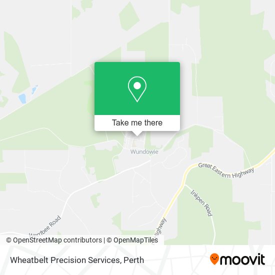 Mapa Wheatbelt Precision Services