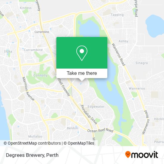Mapa Degrees Brewery