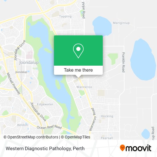 Western Diagnostic Pathology map