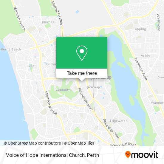 Voice of Hope International Church map