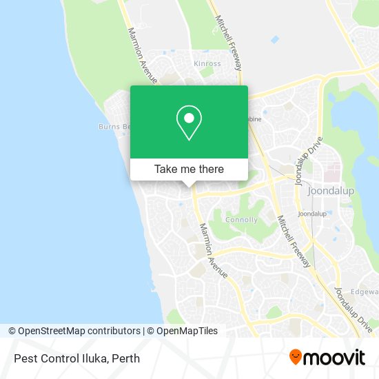 Mapa Pest Control Iluka