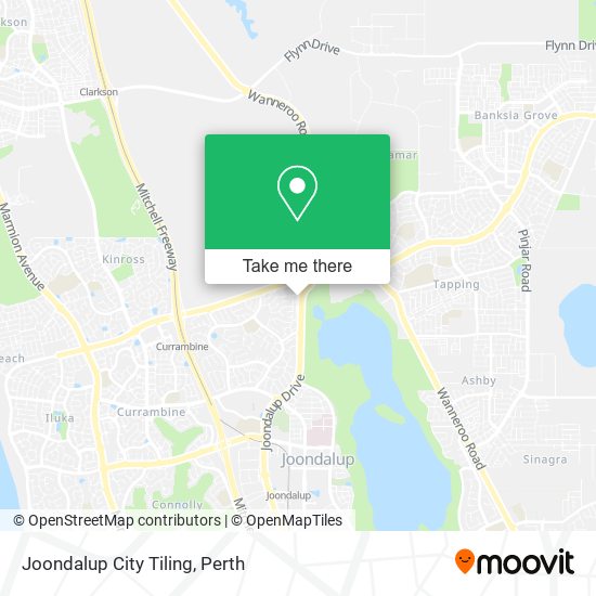 Joondalup City Tiling map