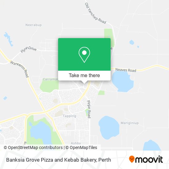 Banksia Grove Pizza and Kebab Bakery map