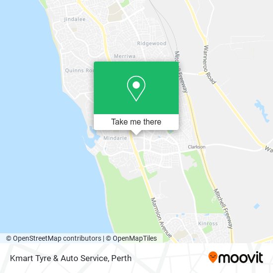 Kmart Tyre & Auto Service map