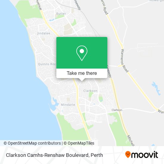 Clarkson Camhs-Renshaw Boulevard map