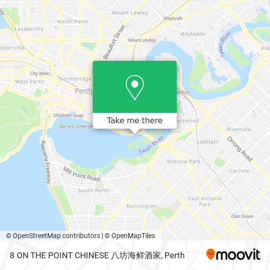 8 ON THE POINT CHINESE 八坊海鲜酒家 map