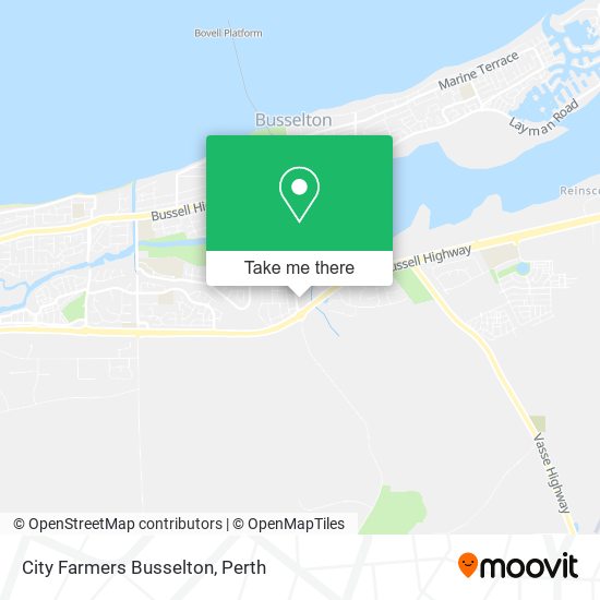 City Farmers Busselton map