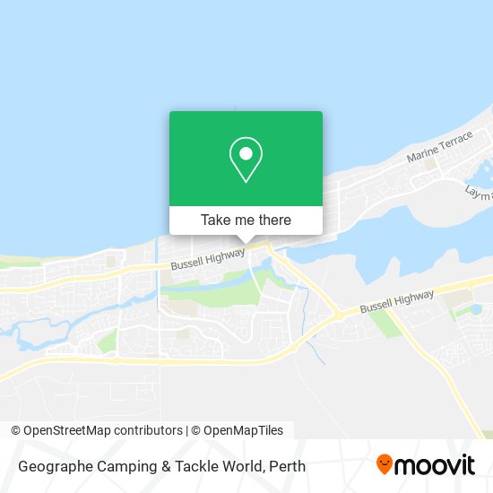 Geographe Camping & Tackle World map