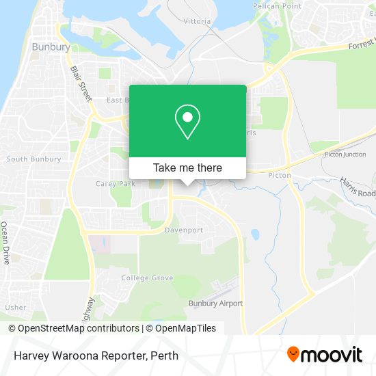 Mapa Harvey Waroona Reporter