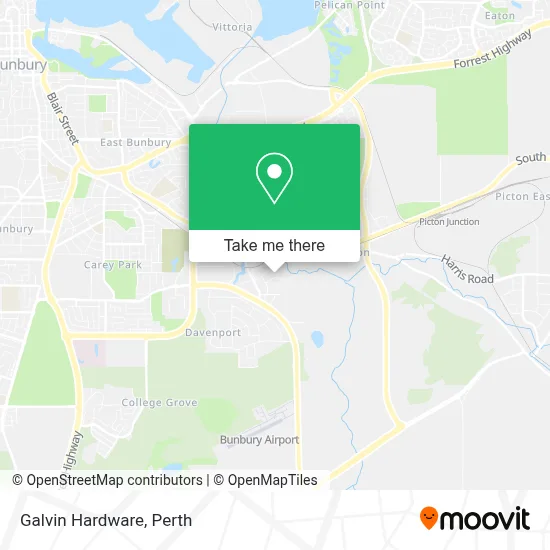 Mapa Galvin Hardware