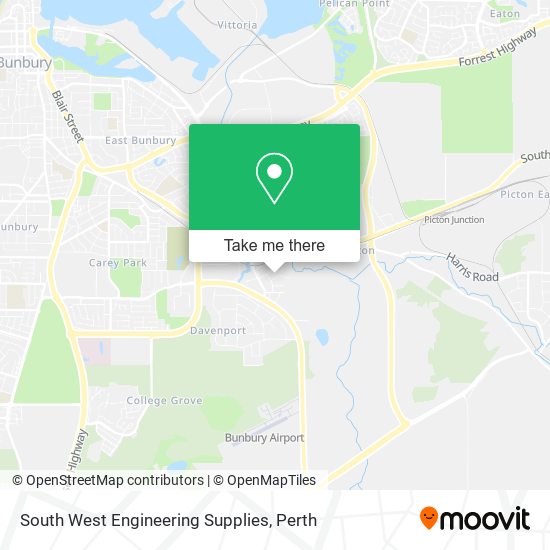 South West Engineering Supplies map