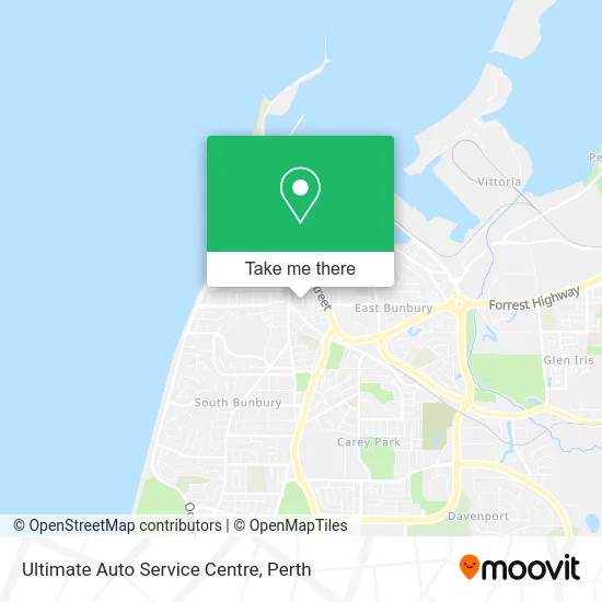 Mapa Ultimate Auto Service Centre