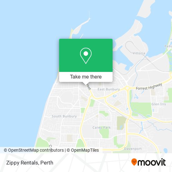 Zippy Rentals map