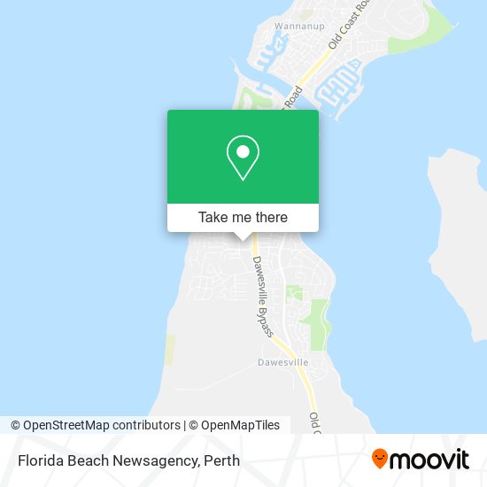 Florida Beach Newsagency map