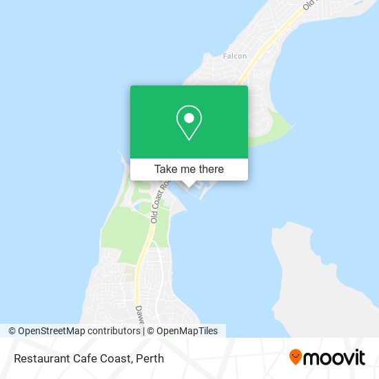 Restaurant Cafe Coast map