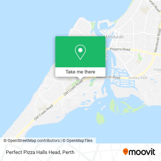 Mapa Perfect Pizza Halls Head