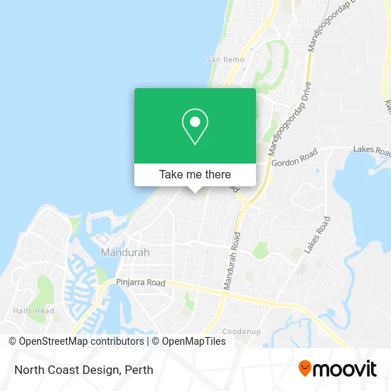 Mapa North Coast Design