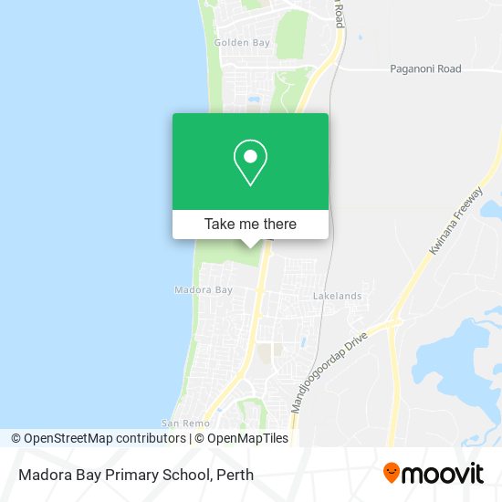 Madora Bay Primary School map