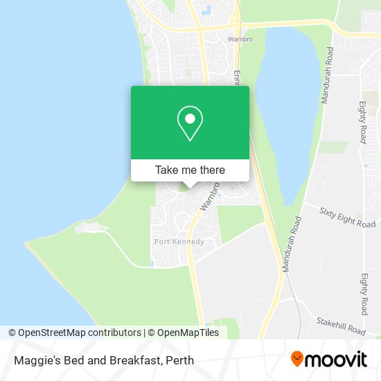 Maggie's Bed and Breakfast map