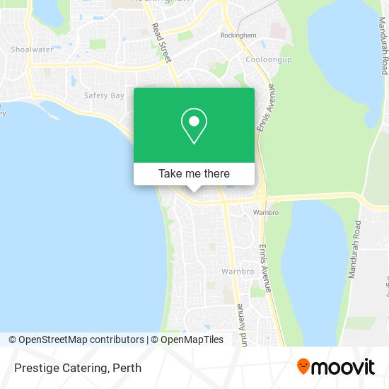 Prestige Catering map