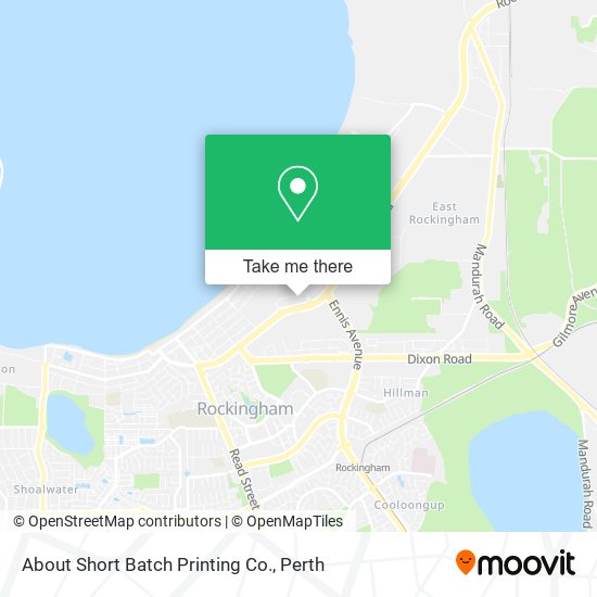 About Short Batch Printing Co. map