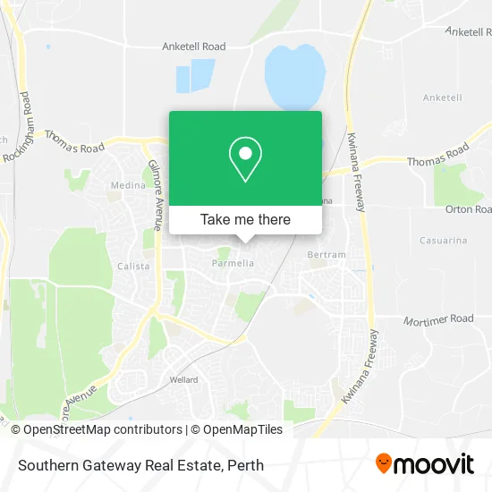 Mapa Southern Gateway Real Estate