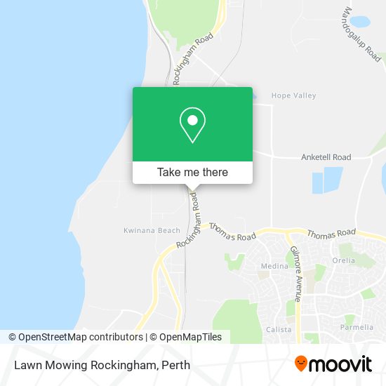 Mapa Lawn Mowing Rockingham