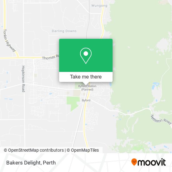 Bakers Delight map