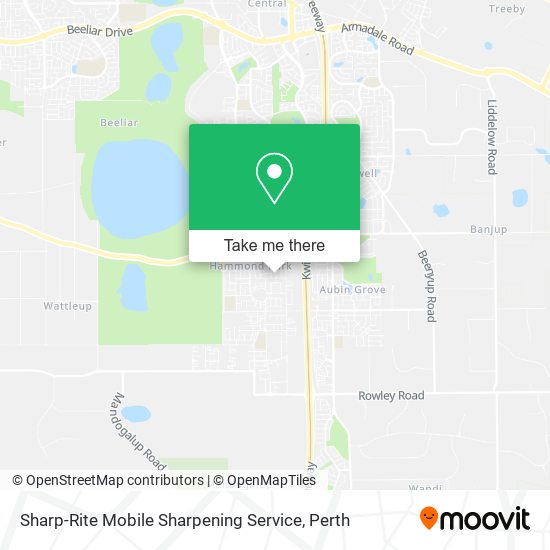 Mapa Sharp-Rite Mobile Sharpening Service