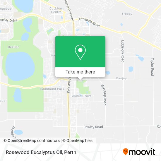 Rosewood Eucalyptus Oil map