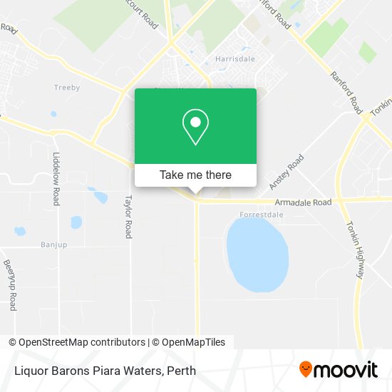 Liquor Barons Piara Waters map