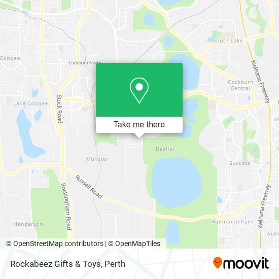 Rockabeez Gifts & Toys map
