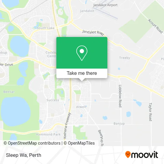Mapa Sleep Wa