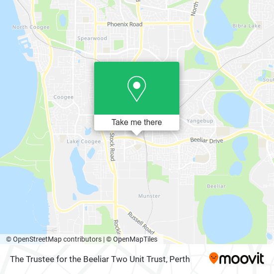 The Trustee for the Beeliar Two Unit Trust map
