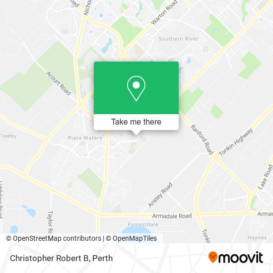 Christopher Robert B map