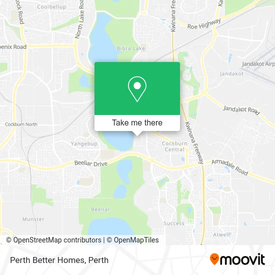 Mapa Perth Better Homes