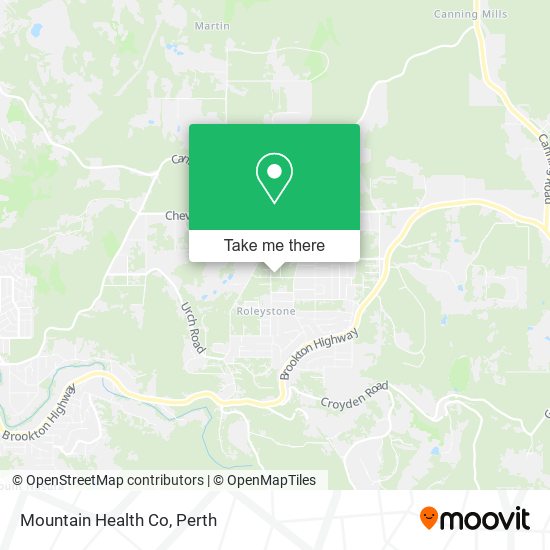 Mountain Health Co map