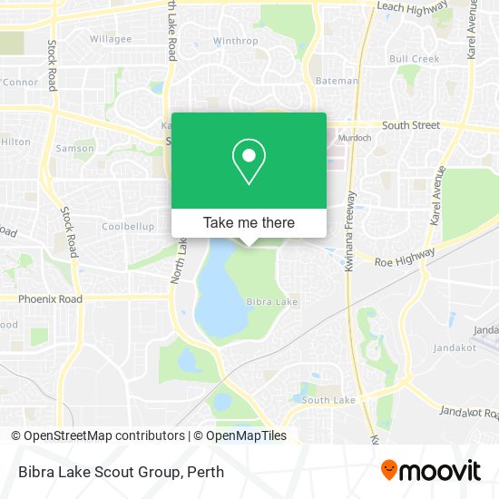 Bibra Lake Scout Group map